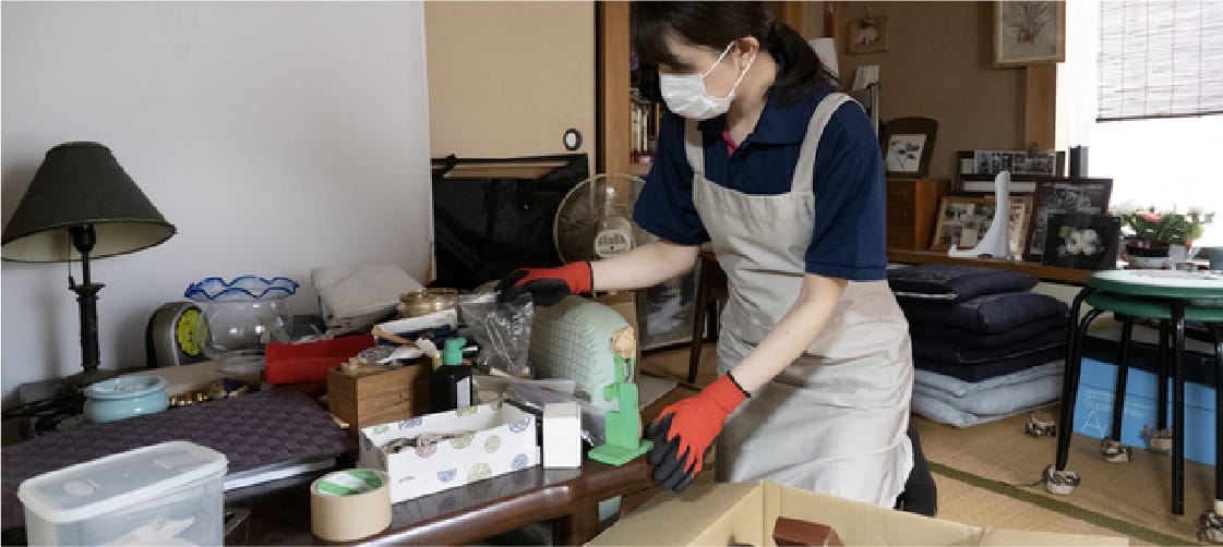 遺品を大切に扱います-貴重品も全力で探します